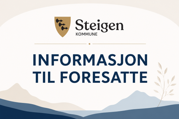 Lenke til artikkel: Informasjon til foresatte