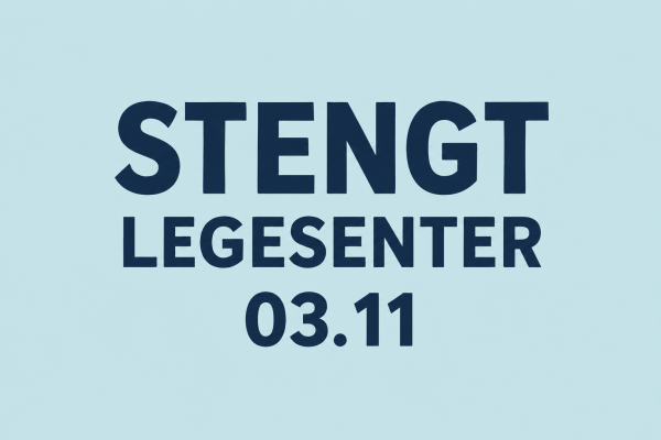 Lenke til artikkel: Stengt legesenter 03.11